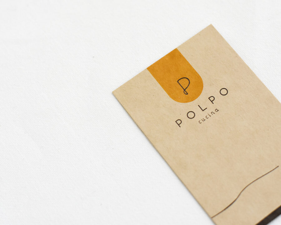 POLPO様のロゴマークを使用したショップカード