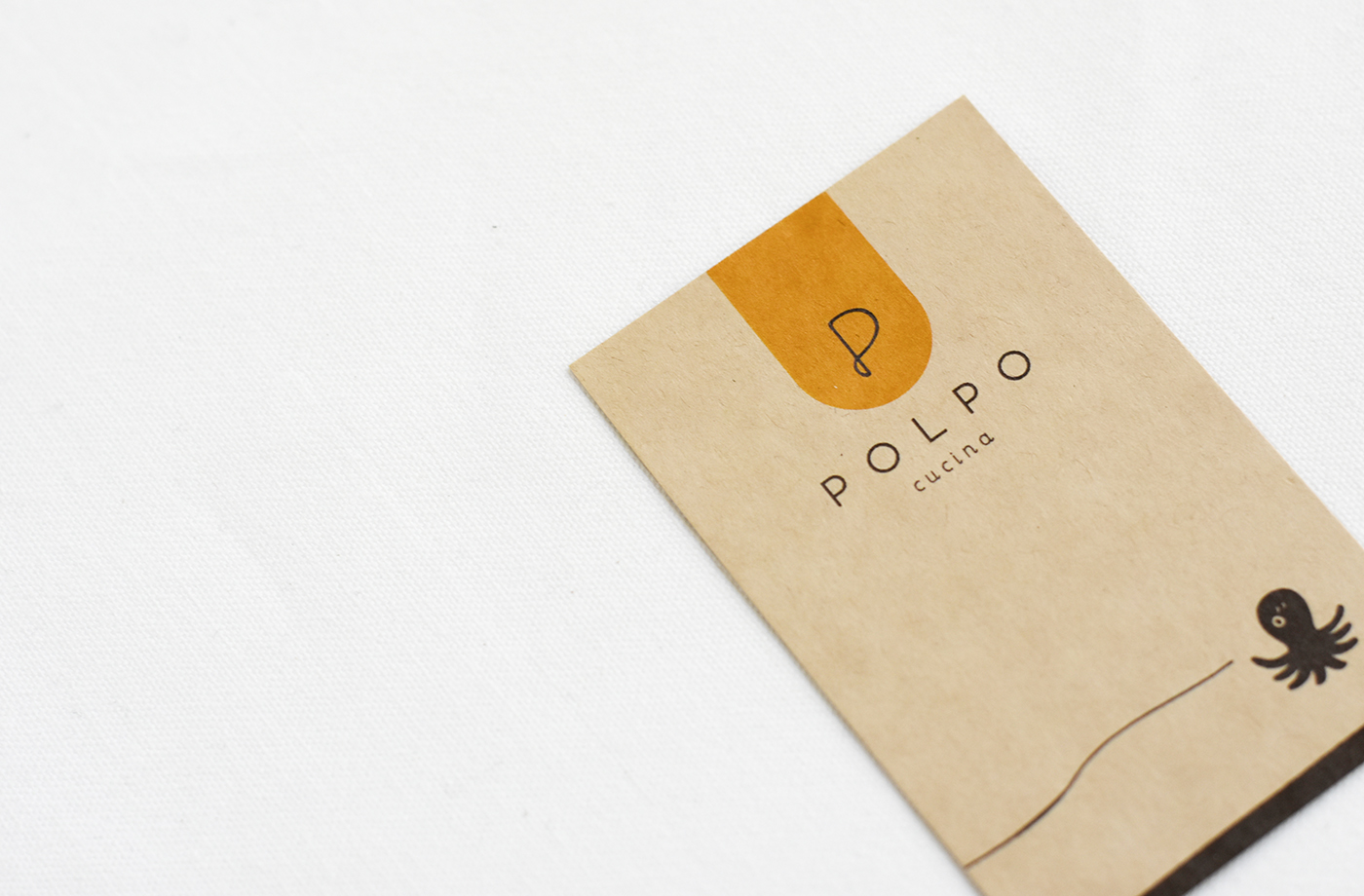 POLPO様のロゴマークを使用したショップカード