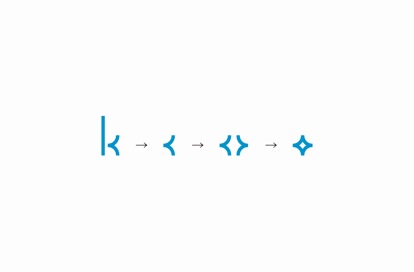 kekkoi様のロゴマークの成り立ちを解説している図