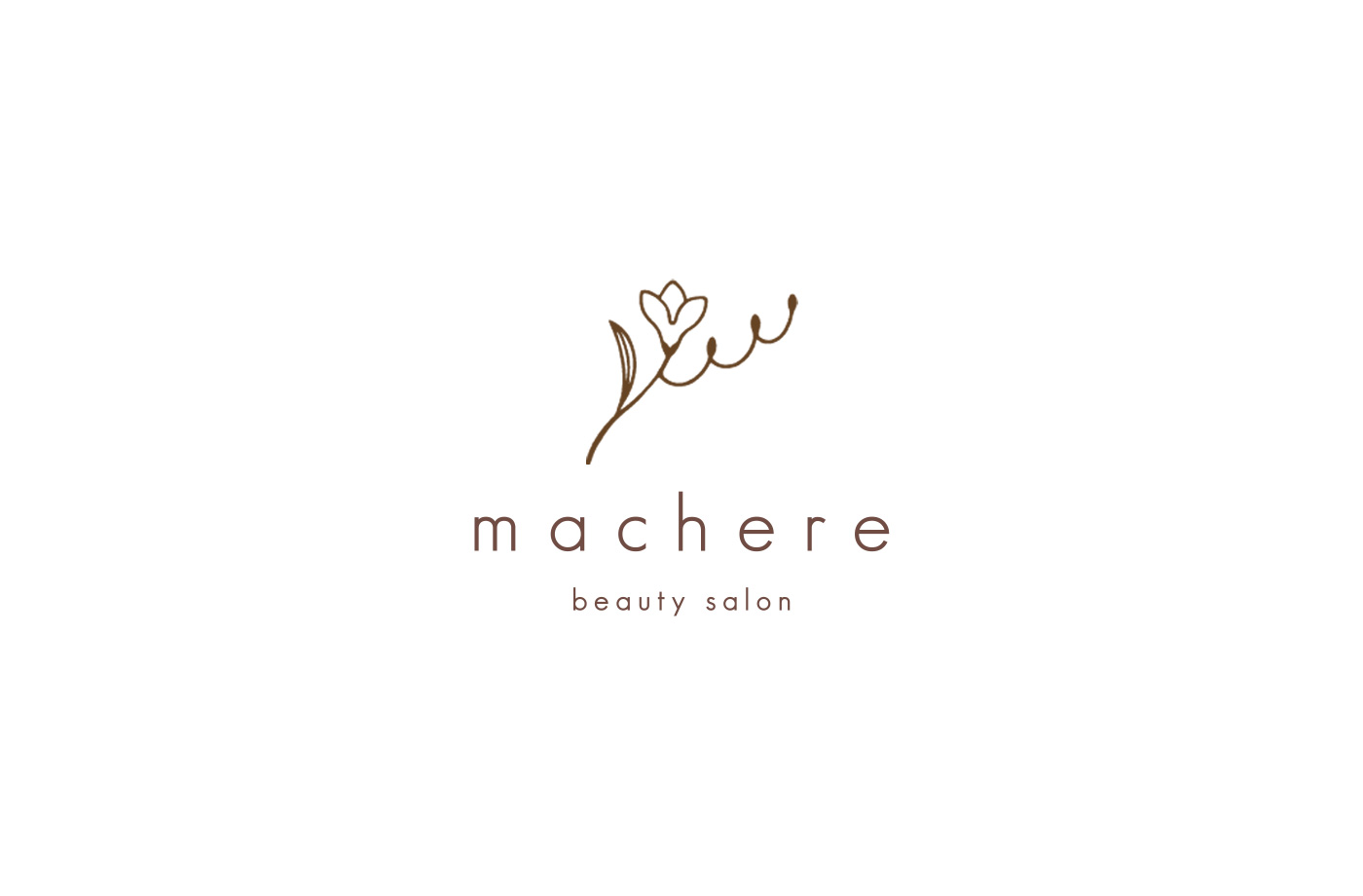 beautysalonmachere(マシェール)様のロゴマーク